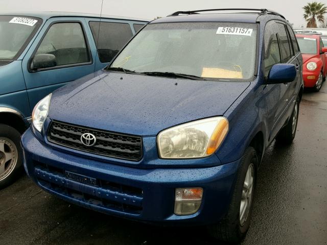 JTEGH20V926005045 - 2002 TOYOTA RAV4 BLUE photo 2