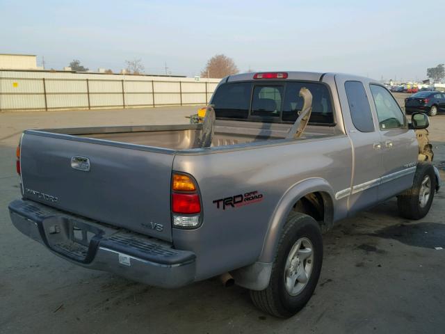 5TBRT38151S155356 - 2001 TOYOTA TUNDRA ACC SILVER photo 4