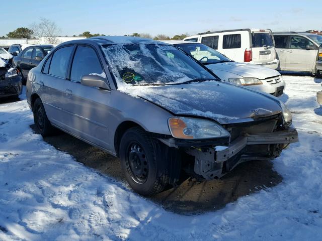 2HGES26752H512174 - 2002 HONDA CIVIC EX BEIGE photo 1