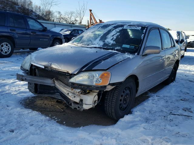 2HGES26752H512174 - 2002 HONDA CIVIC EX 米色 照片 2