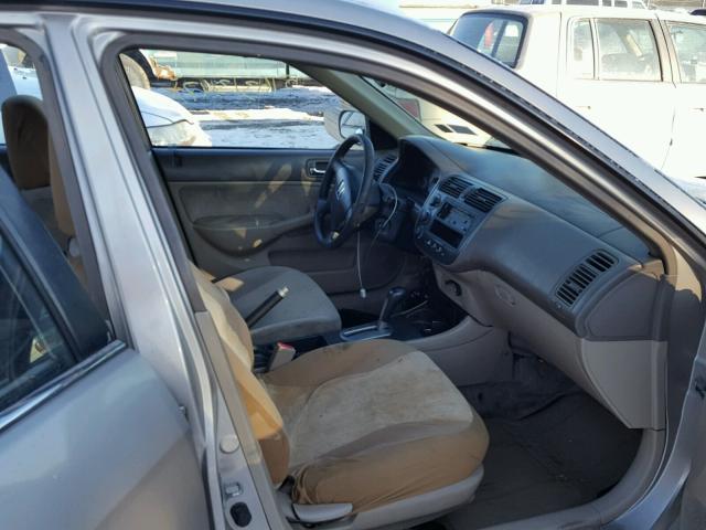 2HGES26752H512174 - 2002 HONDA CIVIC EX 米色 照片 5