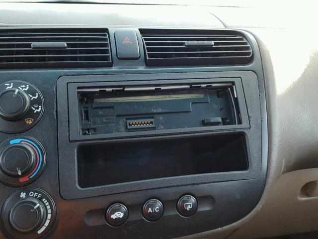 2HGES26752H512174 - 2002 HONDA CIVIC EX 米色 照片 9