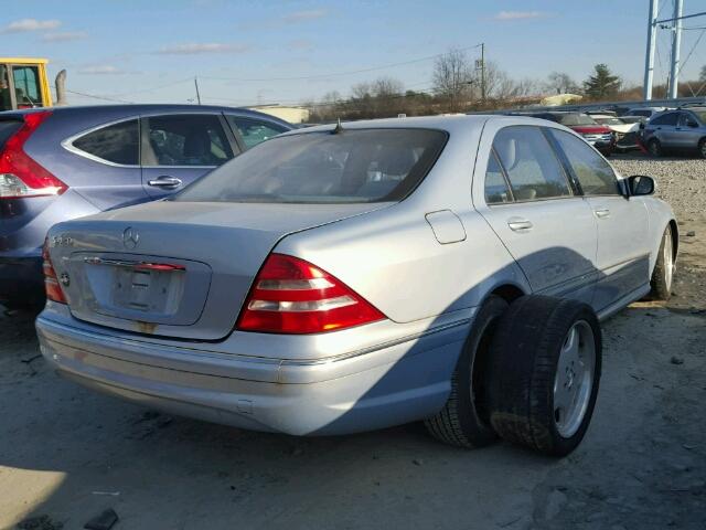 WDBNG70J91A221500 - 2001 MERCEDES-BENZ S 430 BLUE photo 4