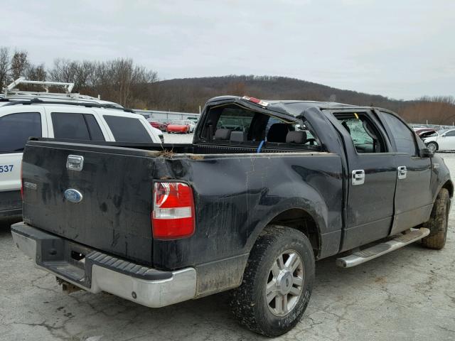 1FTPW12V56KE01875 - 2006 FORD F150 SUPER BLACK photo 4