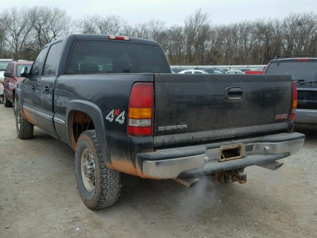 1GTGK13U01F209136 - 2001 GMC SIERRA K15 BLACK photo 3