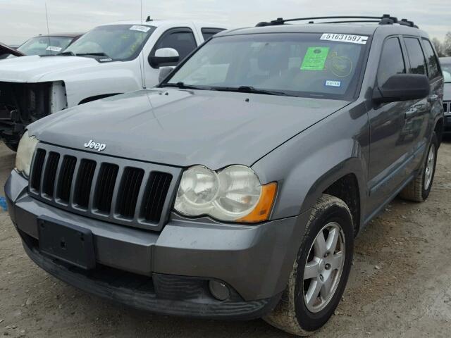 1J8GS48K08C141708 - 2008 JEEP GRAND CHER GRAY photo 2