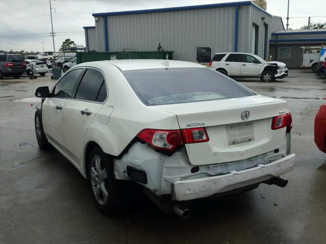 JH4CU26619C028487 - 2009 ACURA TSX WHITE photo 3