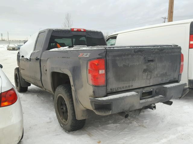 1GCVKSEC1EZ371136 - 2014 CHEVROLET SILVERADO GRAY photo 3