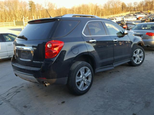 2GNFLGE31D6134985 - 2013 CHEVROLET EQUINOX LT BLACK photo 4