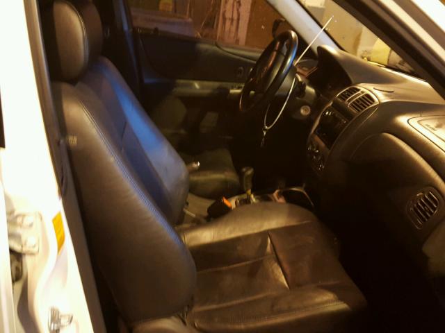 JM1BJ246631130945 - 2003 MAZDA PROTEGE PR WHITE photo 5