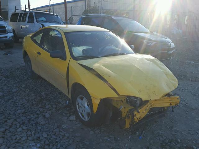 1G1JC12F137144549 - 2003 CHEVROLET CAVALIER YELLOW photo 1