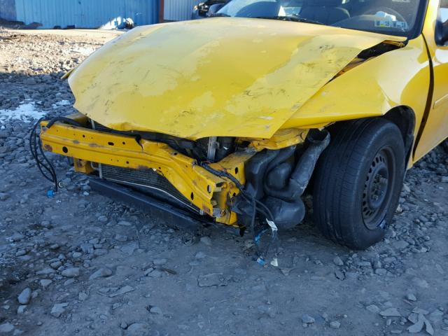 1G1JC12F137144549 - 2003 CHEVROLET CAVALIER YELLOW photo 10