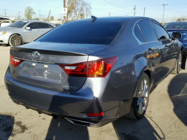 JTHBE1BL6FA004904 - 2015 LEXUS GS 350 GRAY photo 4