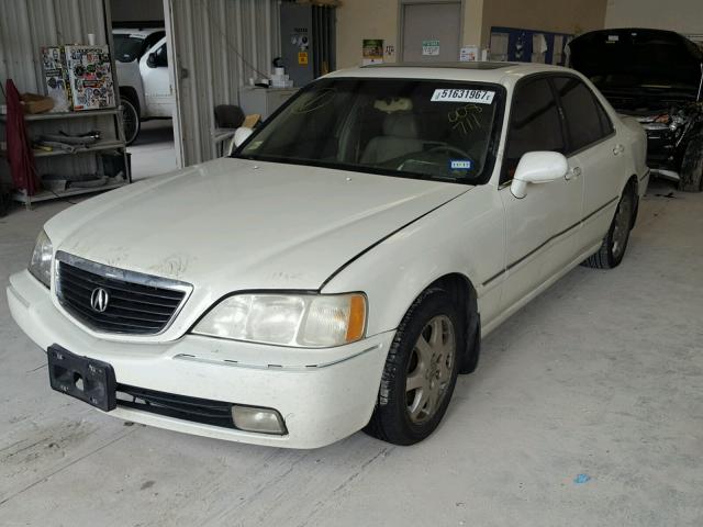 JH4KA96682C008711 - 2002 ACURA 3.5RL WHITE photo 2