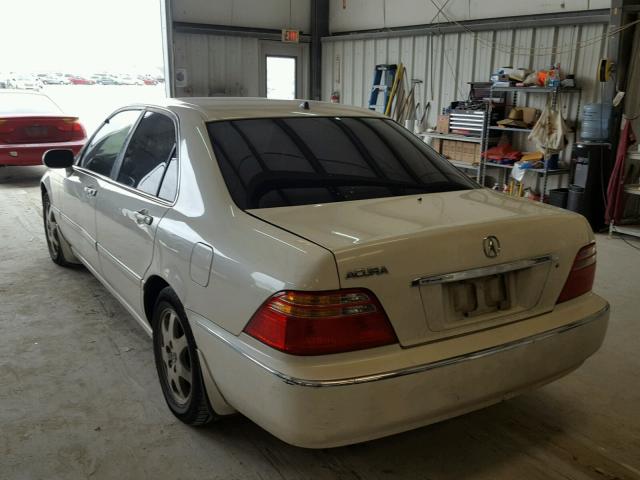 JH4KA96682C008711 - 2002 ACURA 3.5RL WHITE photo 3