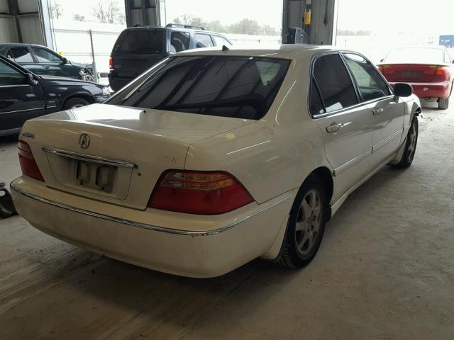 JH4KA96682C008711 - 2002 ACURA 3.5RL WHITE photo 4