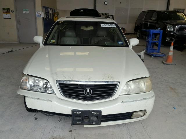 JH4KA96682C008711 - 2002 ACURA 3.5RL WHITE photo 9