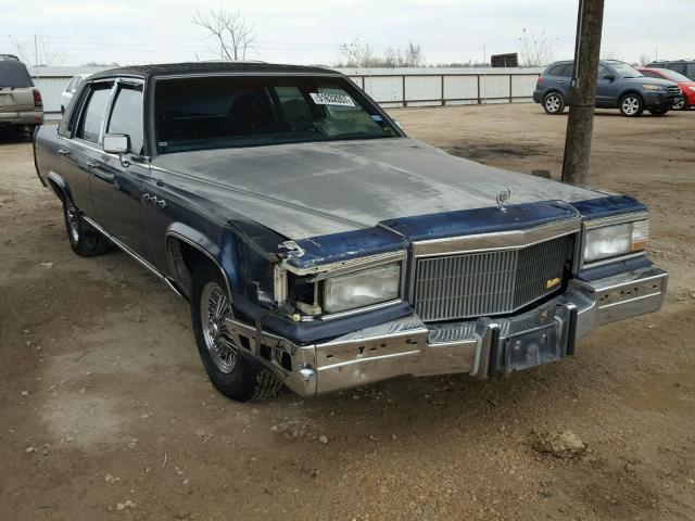 1G6DW5475LR707117 - 1990 CADILLAC BROUGHAM GRAY photo 1