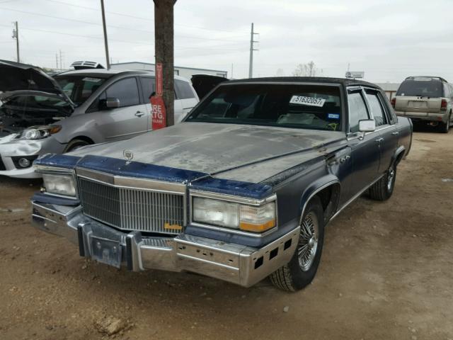 1G6DW5475LR707117 - 1990 CADILLAC BROUGHAM GRAY photo 2