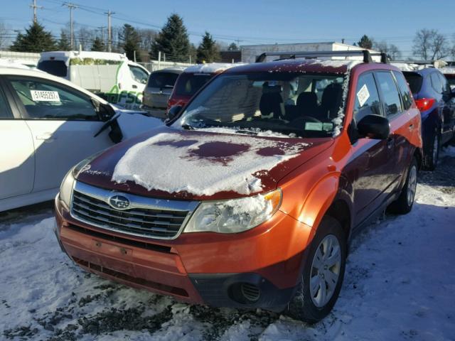 JF2SH6ACXAH703896 - 2010 SUBARU FORESTER 2 ORANGE photo 2