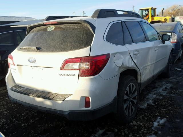 4S4BSBJC5F3279147 - 2015 SUBARU OUTBACK 2. WHITE photo 4