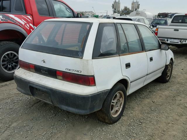 2C1MR6466R6750769 - 1994 GEO METRO WHITE photo 4