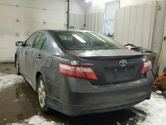 4T1BE46K87U175993 - 2007 TOYOTA CAMRY NEW GRAY photo 3