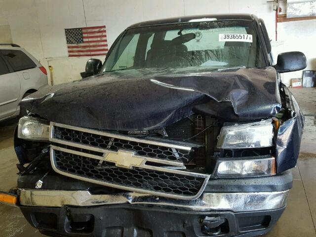 1GCEC19XX7Z122972 - 2007 CHEVROLET SILVERADO BLUE photo 9