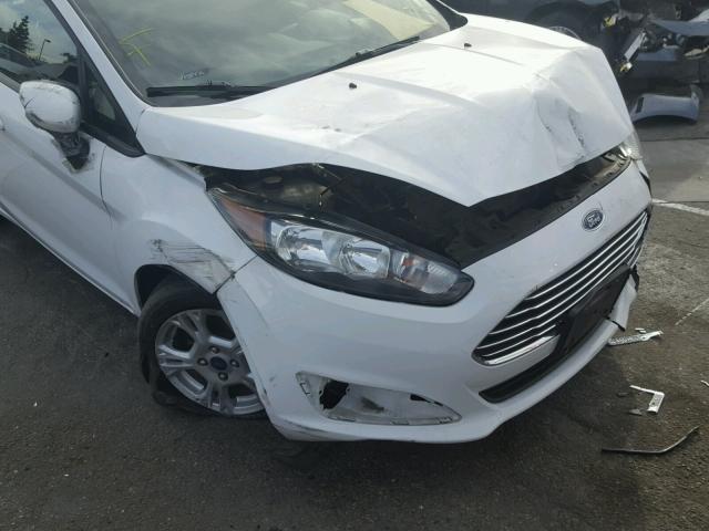 3FADP4EJXGM105938 - 2016 FORD FIESTA SE WHITE photo 9