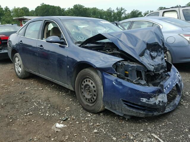 2G1WB58K189188402 - 2008 CHEVROLET IMPALA LS BLUE photo 1