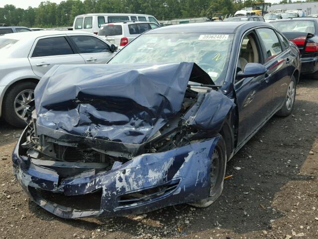 2G1WB58K189188402 - 2008 CHEVROLET IMPALA LS BLUE photo 2