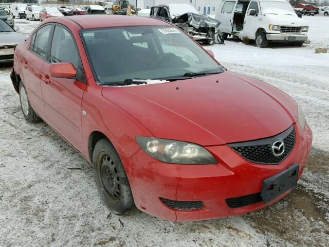 JM1BK12F841167393 - 2004 MAZDA 3 I RED photo 1