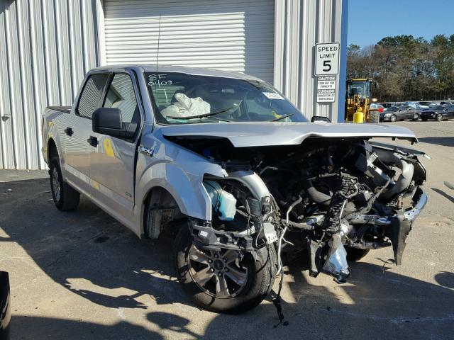 1FTEW1CG8FFB41746 - 2015 FORD F150 SUPER SILVER photo 1