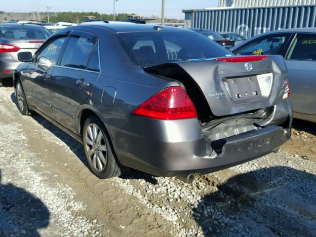 1HGCM66576A021150 - 2006 HONDA ACCORD EX GRAY photo 3