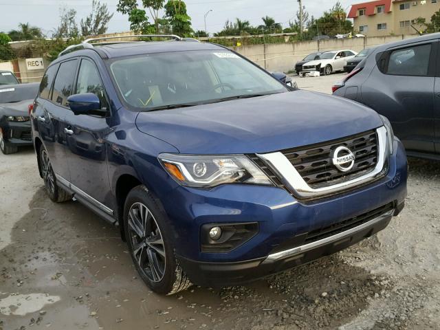 5N1DR2MN3HC641447 - 2017 NISSAN PATHFINDER BLUE photo 1