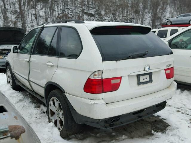 WBAFB33561LH23865 - 2001 BMW X5 4.4I WHITE photo 3