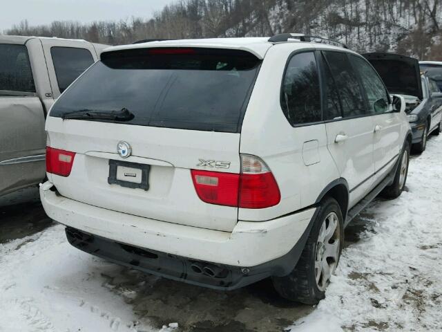 WBAFB33561LH23865 - 2001 BMW X5 4.4I WHITE photo 4