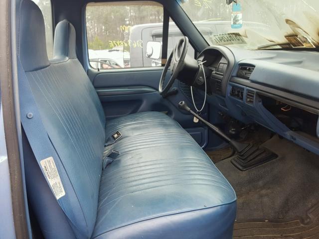 1FTHF26H3TEB74551 - 1996 FORD F250 BLUE photo 5