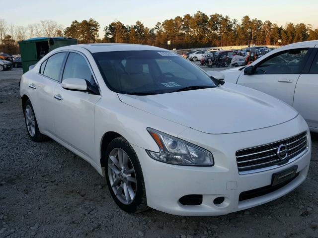 1N4AA5AP7BC831805 - 2011 NISSAN MAXIMA S WHITE photo 1