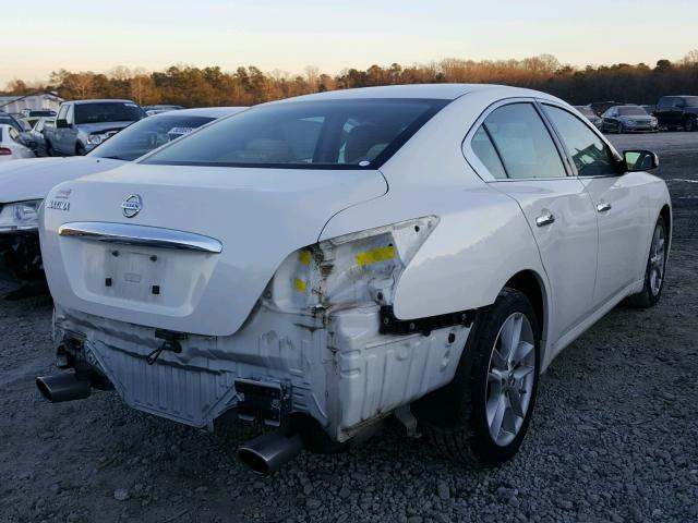 1N4AA5AP7BC831805 - 2011 NISSAN MAXIMA S WHITE photo 4