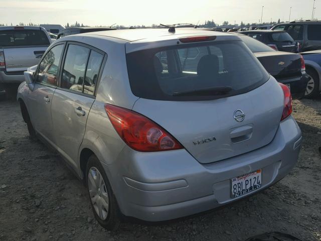 3N1BC1CP8BL368014 - 2011 NISSAN VERSA S SILVER photo 3