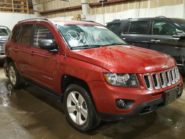 1C4NJDBB1ED575619 - 2014 JEEP COMPASS SP 红色 照片 1