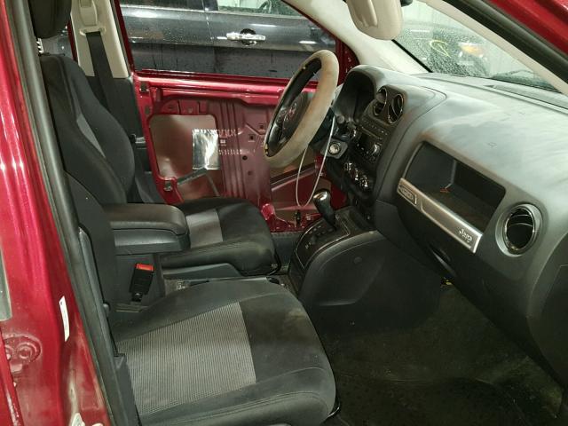 1C4NJDBB1ED575619 - 2014 JEEP COMPASS SP 红色 照片 5