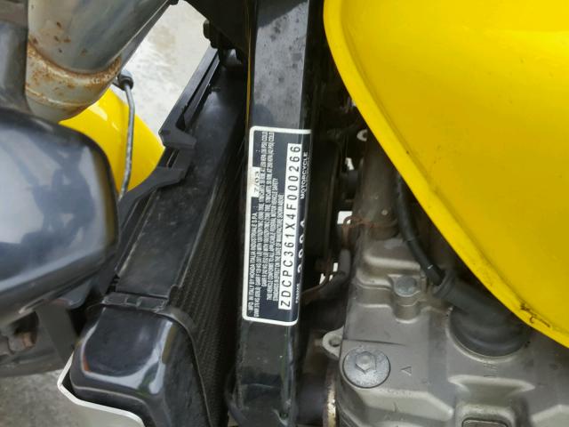 ZDCPC361X4F000266 - 2004 HONDA CB600 F YELLOW photo 10