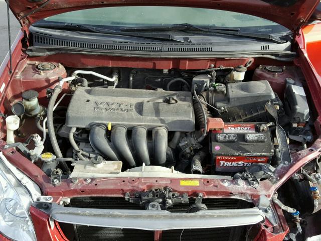 1NXBR32EX3Z009872 - 2003 TOYOTA COROLLA CE RED photo 7