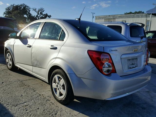 1G1JA5SH5D4250472 - 2013 CHEVROLET SONIC LS 银色 照片 3