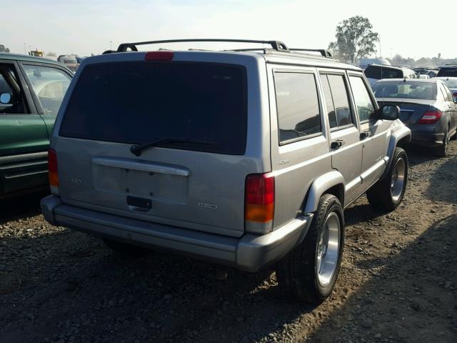 1J4FF58S31L567065 - 2001 JEEP CHEROKEE C GRAY photo 4