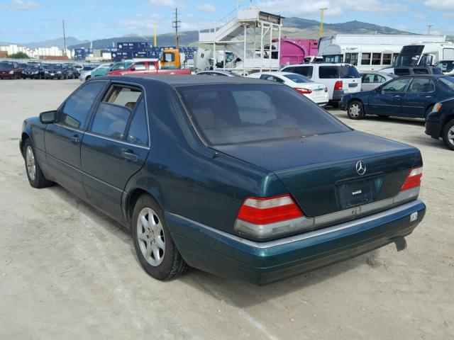 WDBGA33GXVA353089 - 1997 MERCEDES-BENZ S 320 GREEN photo 3