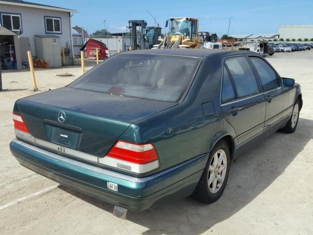 WDBGA33GXVA353089 - 1997 MERCEDES-BENZ S 320 GREEN photo 4