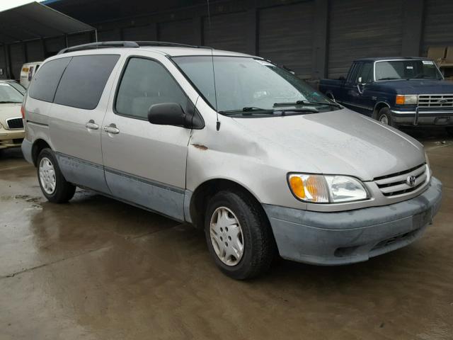 4T3ZF13C61U335147 - 2001 TOYOTA SIENNA LE GRAY photo 1